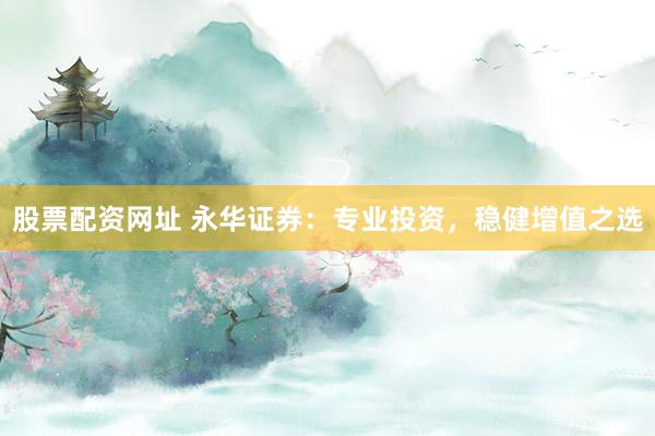 股票配资网址 永华证券：专业投资，稳健增值之选