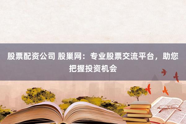 股票配资公司 股巢网：专业股票交流平台，助您把握投资机会
