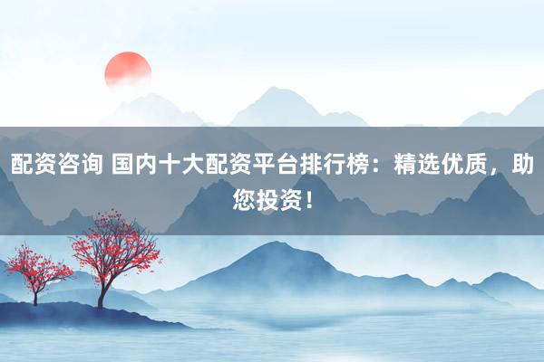 配资咨询 国内十大配资平台排行榜：精选优质，助您投资！